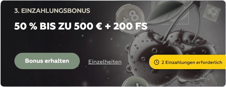 3. Einzahlung